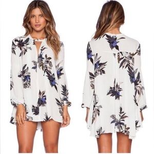 Free People Tree Swing Floral Tunic M